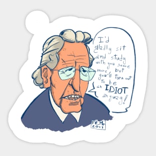 Chomsky accepts you s you are! Sticker